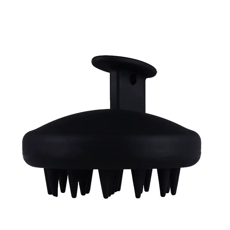 Hair Massager Full Silicone Scalp Massager Brush Shampoo Brush Scalp Exfoliator Head Scrubber Custom Logo Package Color